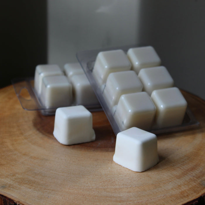 cube de cire , wax melts , cire de soja , blanc ,  cocon chaleureux , apaisant , cocooning , décor intérieur