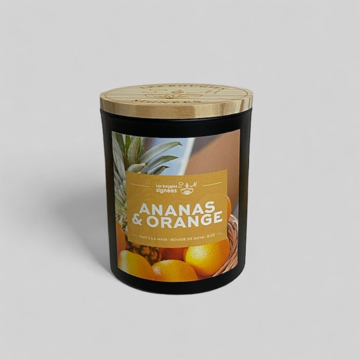 parfum, ananas orange ,  oasis , fraicheur , 8 oz, 12 oz  , meilleur vendeur, bougie , candle , agrumes , candlebusiness , ananas , orange , été
