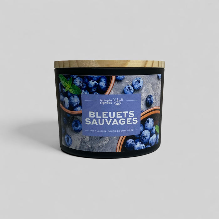 élégance  parfumé  parfum naturel  parfum incroyable  parfum frais  parfum délicat  parfum doux  fruités  fruitée  fruité  doux moment  doux  chandelle  candle  bougie  bleuets sauvages  arômes  8 oz  12 oz