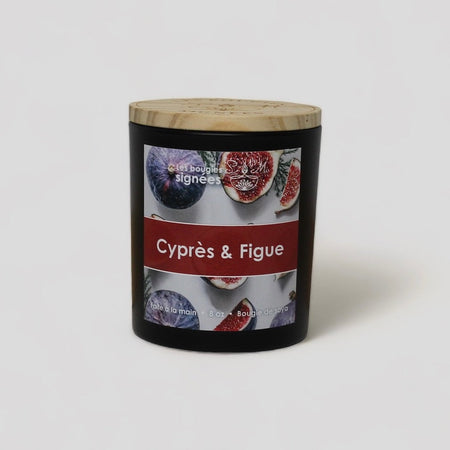 cyprès et figue , nature , chaleureuse , cèdre , atmosphère , 8 oz , 12 oz , bougie , candle , soja