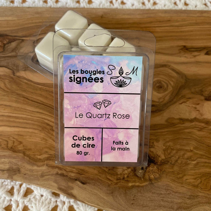 Cubes de cire / Le Quartz Rose